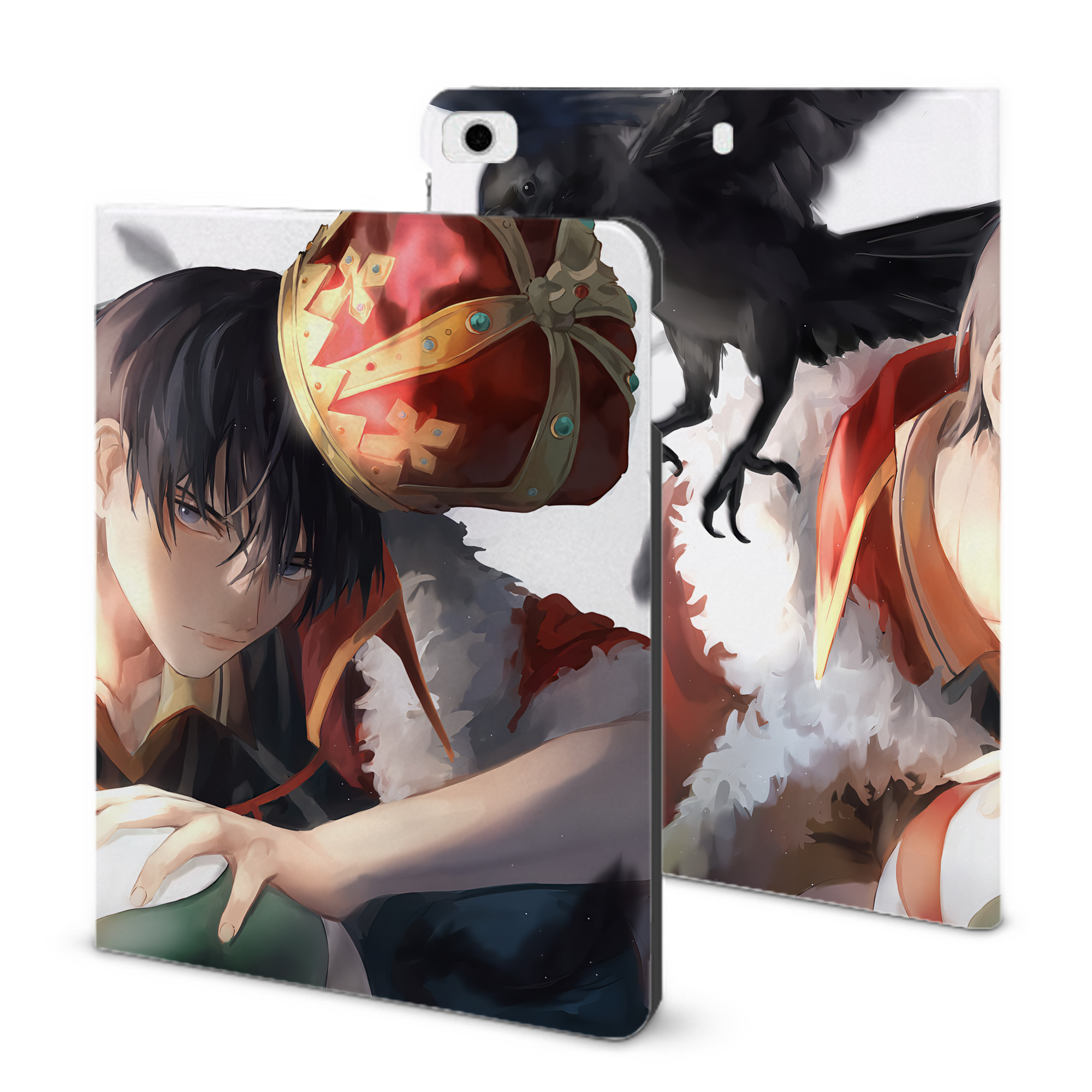 （画像用） ハイキュー!! Haikyu!! IPad ケース ブック型 PUレザー TPU 耐衝撃 軽量 薄型 ペン収納なし 全面保護 IPad 各モデル対応